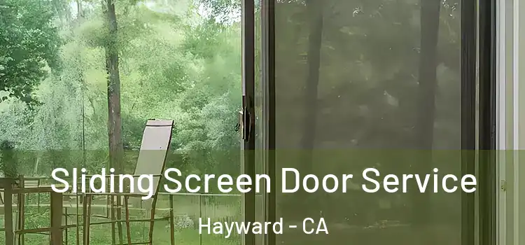 Sliding Screen Door Service Hayward - CA